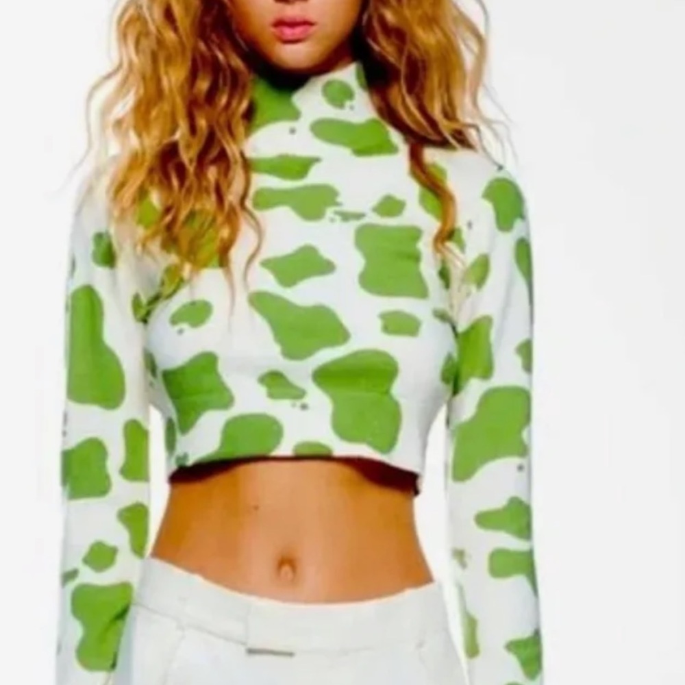 Zara Patterned Turtleneck Sweater
